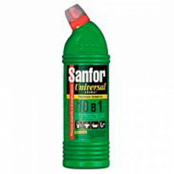 Sanfor Средство для чистки и дезинфекции Universal, 10 в 1, лимонная свежесть, 750 мл